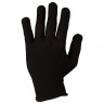 Перчатки трикотажные с точечным ПВХ покрытием р8 Микроточка (чёрные) SIGMA (9442931)