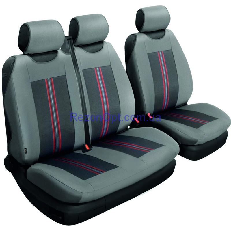 Авточехлы универсальные Beltex Comfort 2+1 Тип Б серые без подголовников 54110