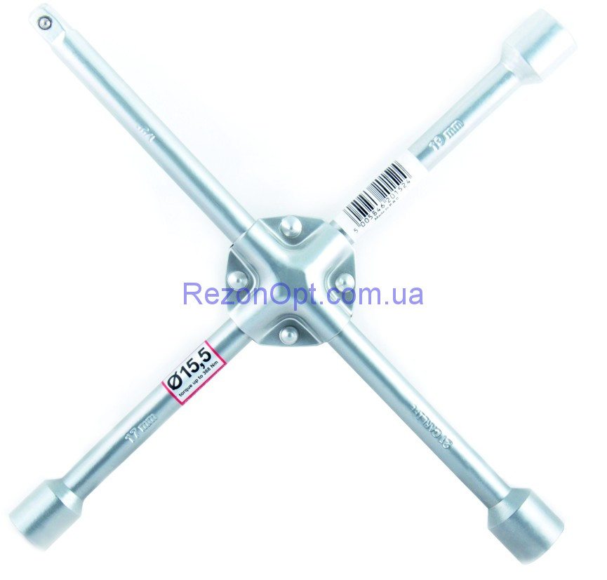 Ключ баллонный крестообразный CARLIFE WR152 с накладкой (17, 19, 21, 1/2)