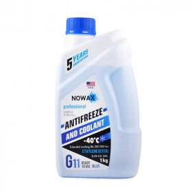 Антифриз NOWAX G11 синий готовая жидкость 1 кг (NX01007)