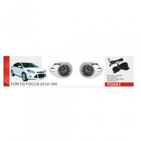 Фары доп.модель Ford Focus 2012-13/FD-683/эл.проводка (FD-683)