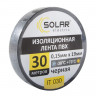 Изолента SOLAR IT030 черная 30м