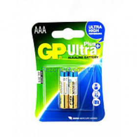 Батарейка GP ULTRA PLUS ALKALINE 1.5V 24AUP-U2 щелочная, LR03 AUP, AAA (4891199100307)