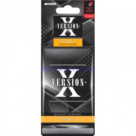 Освежитель воздуха AREON Х листик с тестером Vanilla (AXV02)