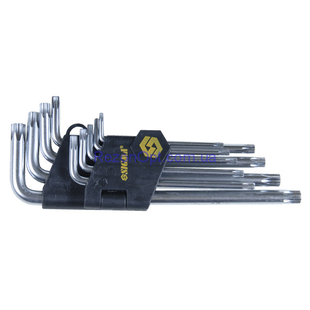 Ключи TORX 9шт T10-T50мм CrV (длинные с отверстием) SIGMA (4022231)