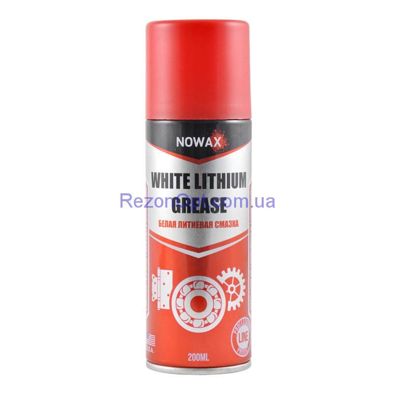 Белая литиевая смазка NOWAX 200мл NX20500