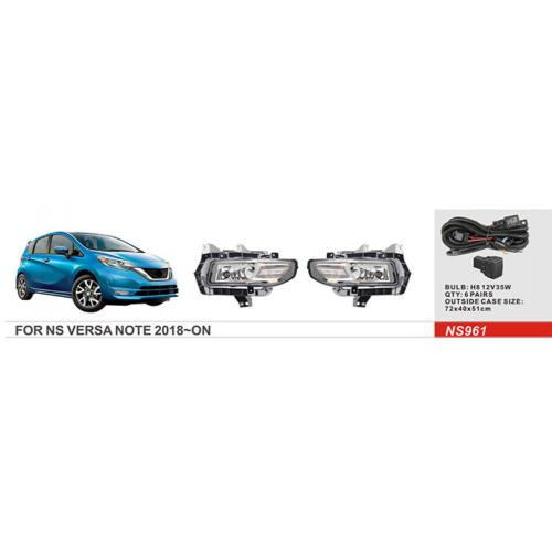Фары доп.модель Nissan Versa Note 2018-/NS-961/H8-12V35W/эл.проводка (NS-961)