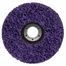 Круг зачистной из нетканого абразива (коралл) Т27 Ø125×22.23мм фиолетовый жесткий SIGMA (9176661)