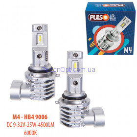 Лампы PULSO M4/HB4 9006/LED-chips CREE/9-32v/2x25w/4500Lm/6000K (M4-HB4 9006)