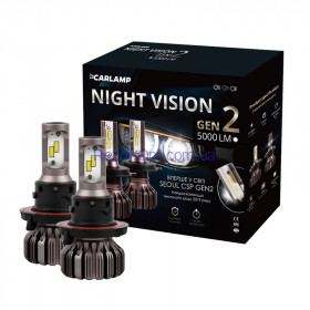 Светодиодные автолампы H13 Carlamp Led Night Vision Gen2 5000 Lm 5500 K (NVGH13)