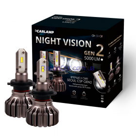 Светодиодные автолампы H7 Carlamp Led Night Vision Gen2 5000 Lm 5500 K (NVGH7)