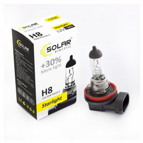 Галогеновая лампа SOLAR H8 +30% 12V 1208
