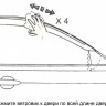 Дефлектор окна   Pontiac Vibe (03-ON) 4Dr/ M