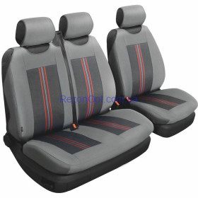 Авточехлы универсальные Beltex Comfort 2+1 Тип А серые без подголовников 53110
