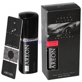 Освежитель воздуха AREON CAR Perfume 50ml Glass Silver (MCP05)