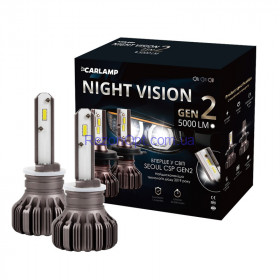 Светодиодные автолампы Carlamp Led Night Vision Gen2 H27/2 5000 Lm (NVGH27/2)