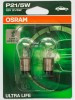 Лампы накаливания OSRAM P21/5W 12V BAY15d ULTRA LIFE (7528ULT-BLI2)