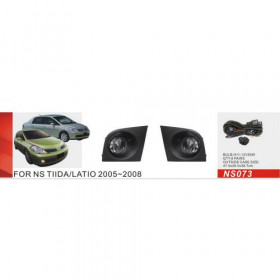 Фары доп.модель Nissan Tiida 2004-08/NS-073/H11-12V55W/эл.проводка (NS-073)